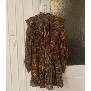 Ulla Johnson Fall Floral Mini Dress